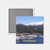 Ketchikan-Magnet Magnet (Vorderseite/Rückseite)