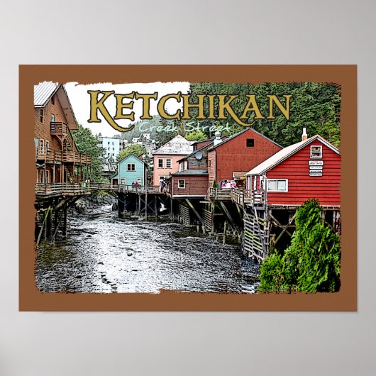 Ketchikan Portfolio Print Poster (Vorne)