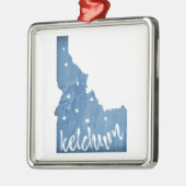 Ketchum Idaho Wood Grain Ornament Aus Metall (Links)