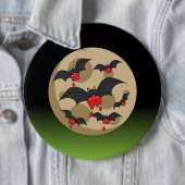 Ketchup Eater Vampire Bats Button (Beispiel)