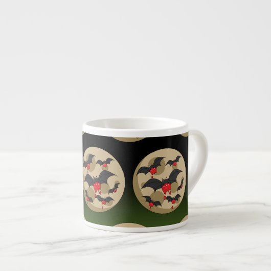 Ketchup Eater Vampire Bats Espressotasse (Vorderseite Rechts)