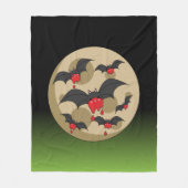 Ketchup Eater Vampire Bats Fleecedecke (Vorderseite)