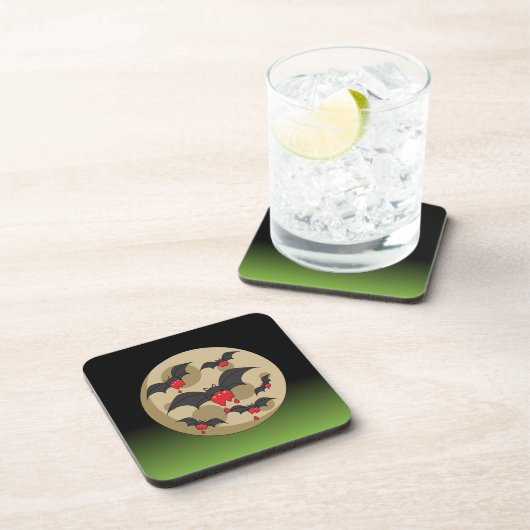 Ketchup Eater Vampire Bats Getränkeuntersetzer (Rechte Seite)