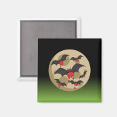 Ketchup Eater Vampire Bats Magnet (Vorderseite/Rückseite)