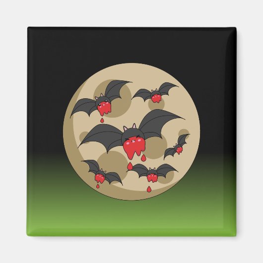 Ketchup Eater Vampire Bats Magnet (Vorne)
