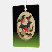 Ketchup Eater Vampire Bats Ornament Aus Metall (Vorderseite links)