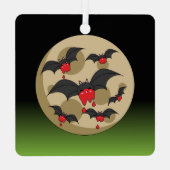 Ketchup Eater Vampire Bats Ornament Aus Metall (Rückseite)