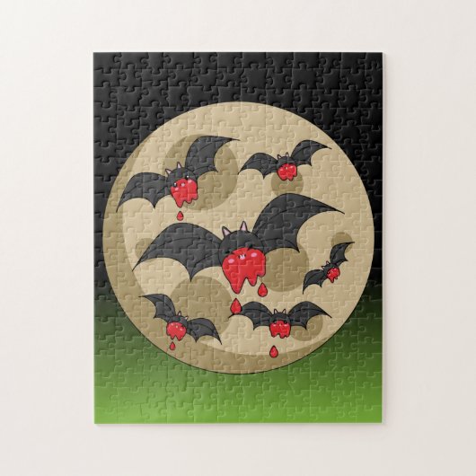 Ketchup Eater Vampire Bats Puzzle (Vertikal)