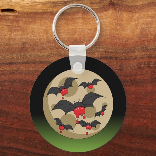 Ketchup Eater Vampire Bats Schlüsselanhänger (Vorderseite)