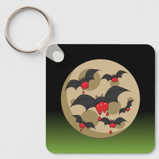 Ketchup Eater Vampire Bats Schlüsselanhänger (Vorderseite)