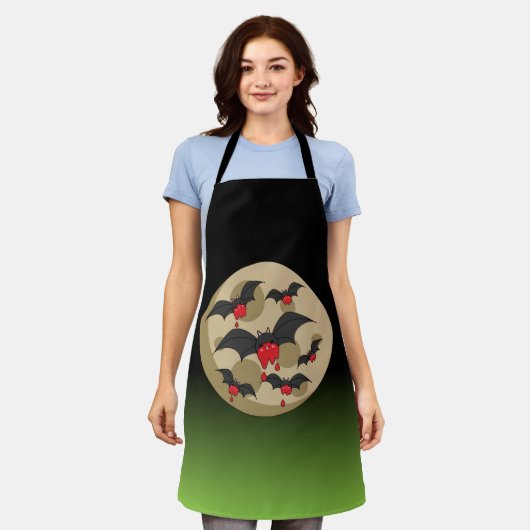 Ketchup Eater Vampire Bats Schürze (Getragen)