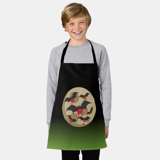 Ketchup Eater Vampire Bats Schürze (Getragen)