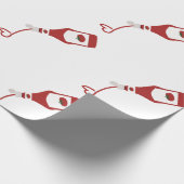 Ketchup Flasche Geschenkpapier (Ecke)