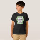 Ketchup Flasche Jesus Christus Relish Pub T-Shirt (Vorne ganz)