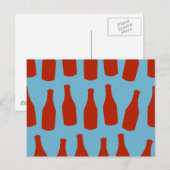 Ketchup Flaschen Postkarte (Vorne/Hinten)