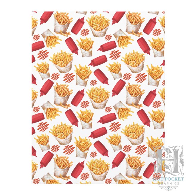 Ketchup & Fries Scrapbook-Papier (Von Creator hochgeladen)