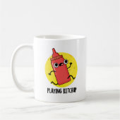 Ketchup Funny Sauce Pub spielen Kaffeetasse (Links)