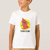 Ketchup Funny Sauce Pub spielen T-Shirt (Vorderseite)