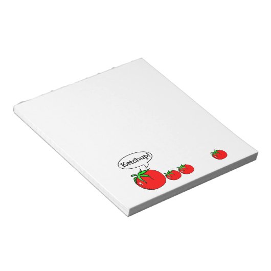 Ketchup Jockey Notepad Notizblock (angewinkelt)