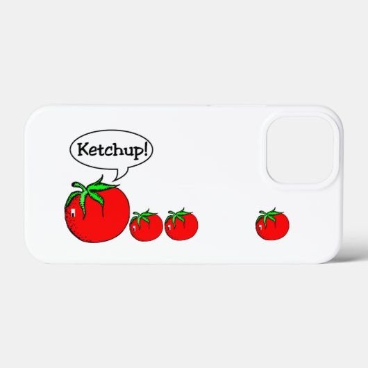 Ketchup Joke Case-Mate iPhone Hülle (Rückseite (Horizontal))