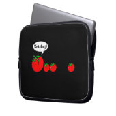 Ketchup Joke Electronics Bag Laptopschutzhülle (Vorderseite Links)