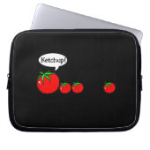 Ketchup Joke Electronics Bag Laptopschutzhülle (Vorderseite)