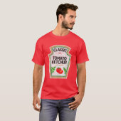Ketchup Kostümbedingungen Paare Gruppe Halloween T-Shirt (Vorne ganz)