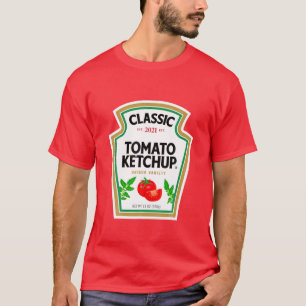 Ketchup Kostüme Matching Paare Halloween Gruppen T-Shirt
