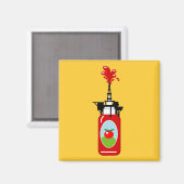 Ketchup Oil Rig Magnet (Vorderseite/Rückseite)