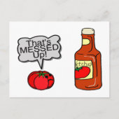 Ketchup Postkarte (Vorderseite)
