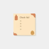 Ketchup und Chicken Nugget Post-it Klebezettel (Vorderseite)
