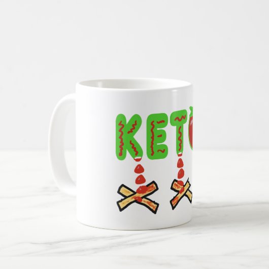 Ketchup und Fries Kaffeetasse (Vorderseite Links)