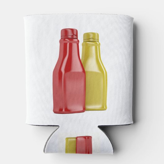 Ketchup und Senf Dosenkühler (Rückseite)
