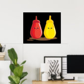 Ketchup und Senf Poster (Heimbüro)