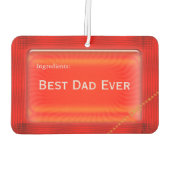 Ketchup Vater Funny Red Car Freshener Autolufterfrischer (Rückseite)