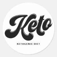 Keto Black Retro Script Typografie Personalisiert
