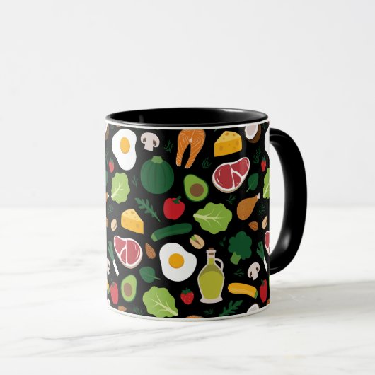 Keto Coffee Tasse (VorderseiteRechts)