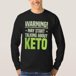 Keto-Diät Ketogene Ketose Low-Carb-Ernährungsberat T-Shirt
