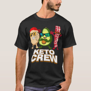 Keto Diet Avocado Bacon Egg Illustration T-Shirt