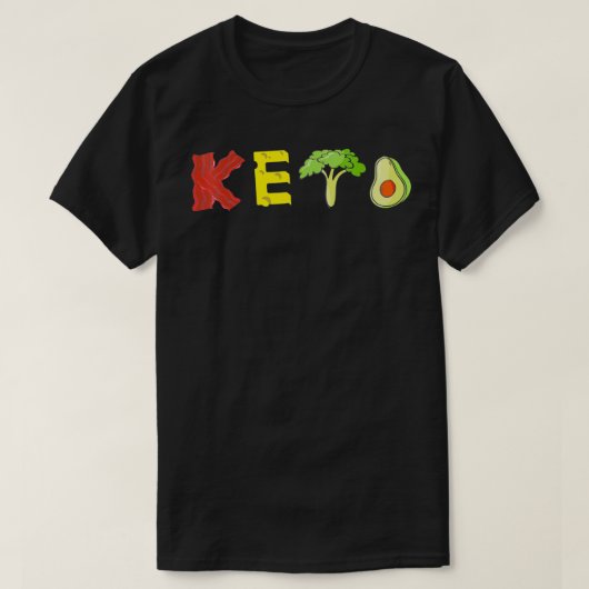 Keto Diet Gift Ideas Ketones Bacon Healthman Men k T-Shirt (Design vorne)