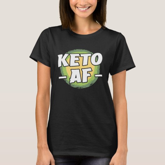Keto Diet Ketones Ketogenic Diet Low Carbs High Fa T-Shirt (Vorderseite)