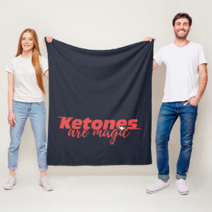 Keto Fitness Ketone sind Magie Fleecedecke