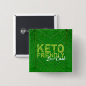 Keto Friendly Low Carb Button (Vorne & Hinten)