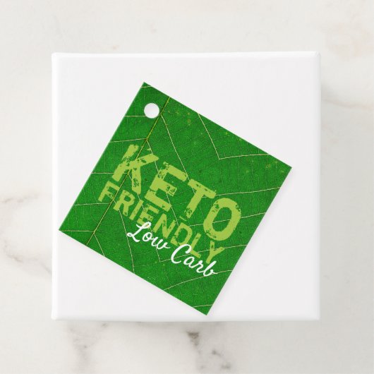 Keto Friendly Low Carb Geschenkanhänger (Beispiel)