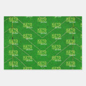 Keto Friendly Low Carb Geschenkpapier Set (Vorderseite)