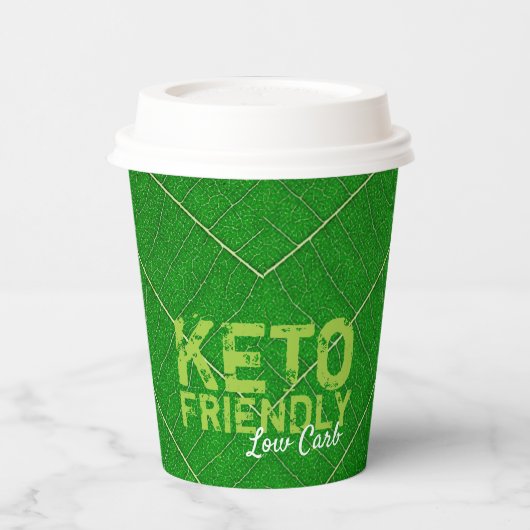 Keto Friendly Low Carb Pappbecher (Links)