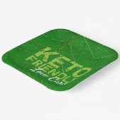 Keto Friendly Low Carb Pappteller (Gewinkelt)