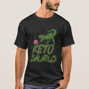 Keto Funny Ketogenic Diet Low Carb Dinosaurier Män T-Shirt