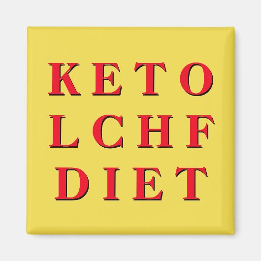 KETO LCHF DIET MAGNET (Vorne)