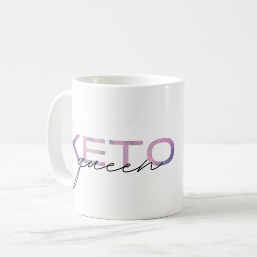 Keto Queen Kaffeetasse (Vorderseite Links)